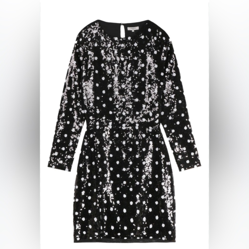 Frnch Aidi Backless Sequin Dress